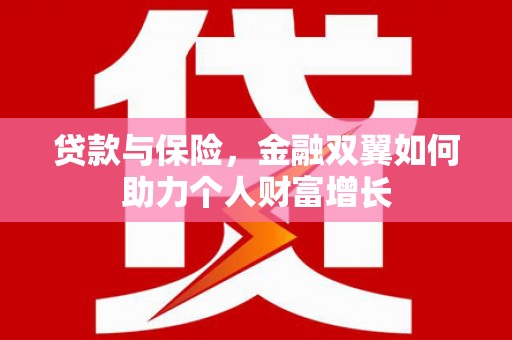 南屯贷款与保险，金融双翼如何助力个人财富增长