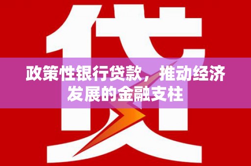 南屯政策性银行贷款，推动经济发展的金融支柱