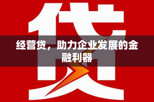 南屯经营贷，助力企业发展的金融利器