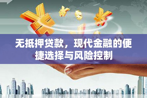 南屯无抵押贷款，现代金融的便捷选择与风险控制