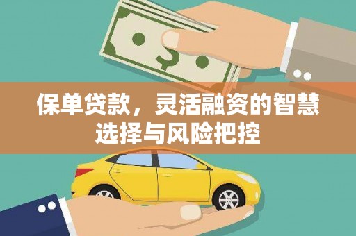 南屯保单贷款，灵活融资的智慧选择与风险把控