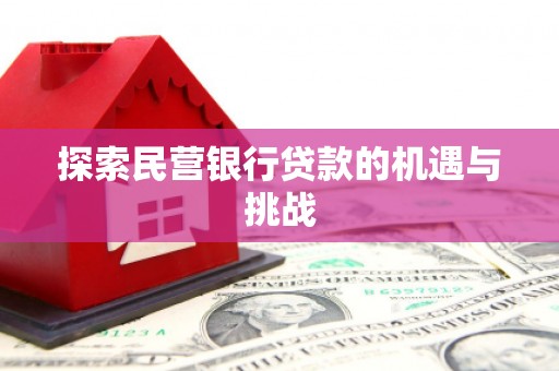 南屯探索民营银行贷款的机遇与挑战