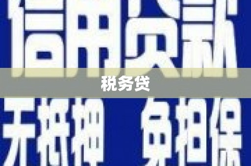 南屯税务贷