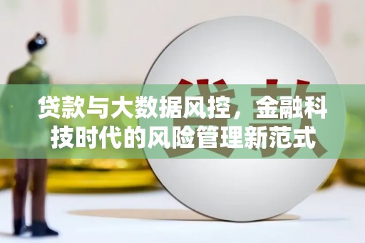 南屯贷款与大数据风控，金融科技时代的风险管理新范式