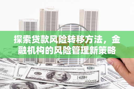 南屯探索贷款风险转移方法，金融机构的风险管理新策略