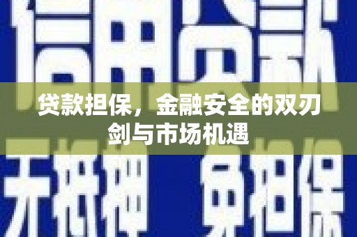 南屯贷款担保，金融安全的双刃剑与市场机遇