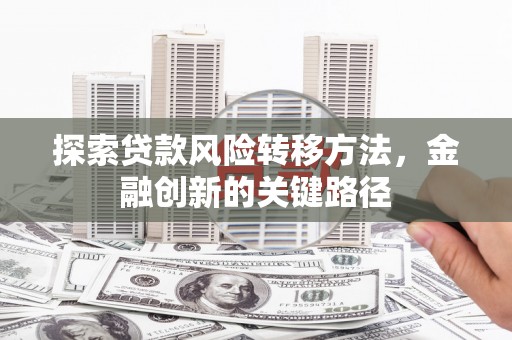 南屯探索贷款风险转移方法，金融创新的关键路径
