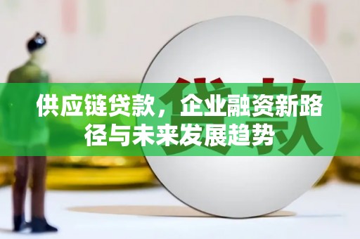 南屯供应链贷款，企业融资新路径与未来发展趋势