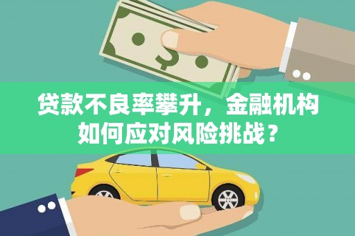 南屯贷款不良率攀升，金融机构如何应对风险挑战？