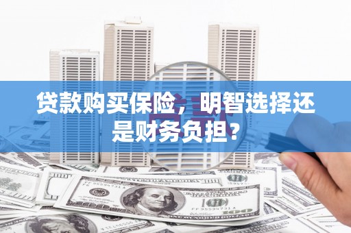 南屯贷款购买保险，明智选择还是财务负担？