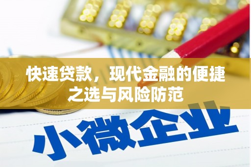 南屯快速贷款，现代金融的便捷之选与风险防范