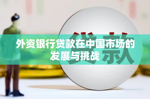 南屯外资银行贷款在中国市场的发展与挑战
