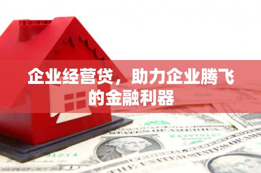 南屯企业经营贷，助力企业腾飞的金融利器