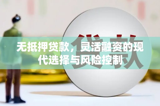 南屯无抵押贷款，灵活融资的现代选择与风险控制