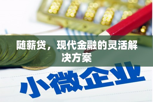 南屯随薪贷，现代金融的灵活解决方案