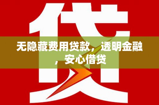 南屯无隐藏费用贷款，透明金融，安心借贷