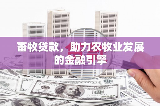 南屯畜牧贷款，助力农牧业发展的金融引擎