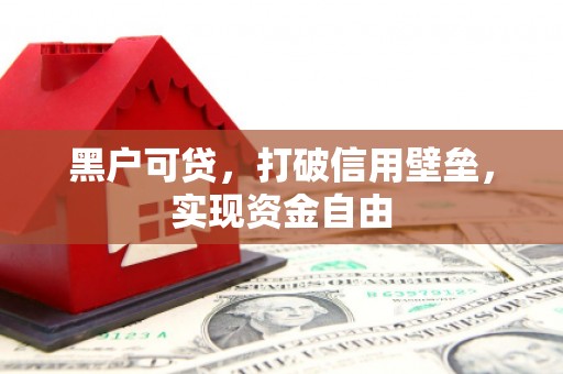 南屯黑户可贷，打破信用壁垒，实现资金自由
