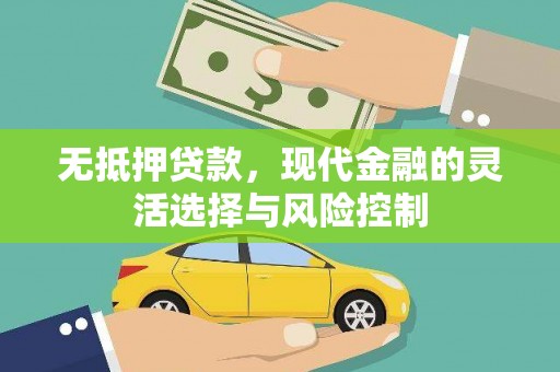 南屯无抵押贷款，现代金融的灵活选择与风险控制
