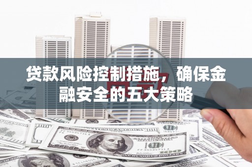 南屯贷款风险控制措施，确保金融安全的五大策略