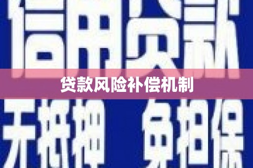 南屯贷款风险补偿机制