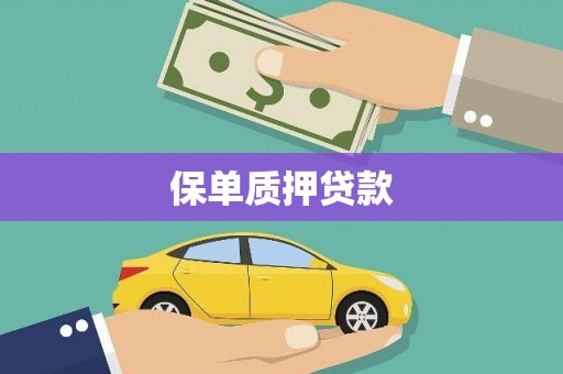 南屯保单质押贷款