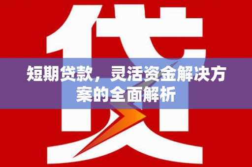 南屯短期贷款，灵活资金解决方案的全面解析
