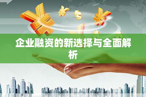 南屯企业融资的新选择与全面解析