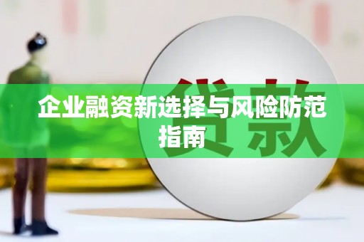 南屯企业融资新选择与风险防范指南